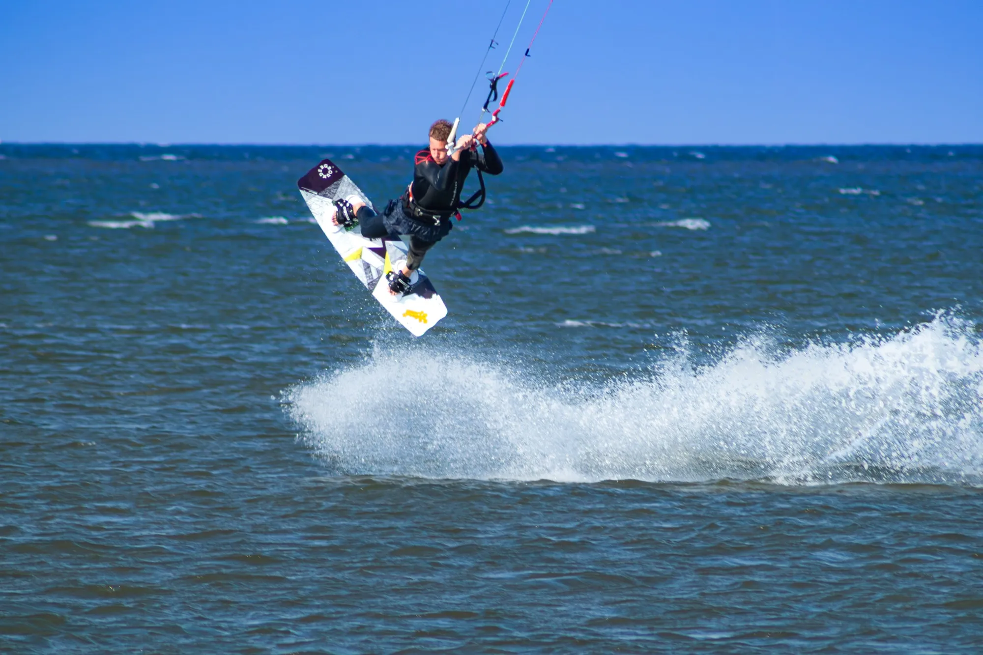 Kitesurfen am Strand von Schillig
