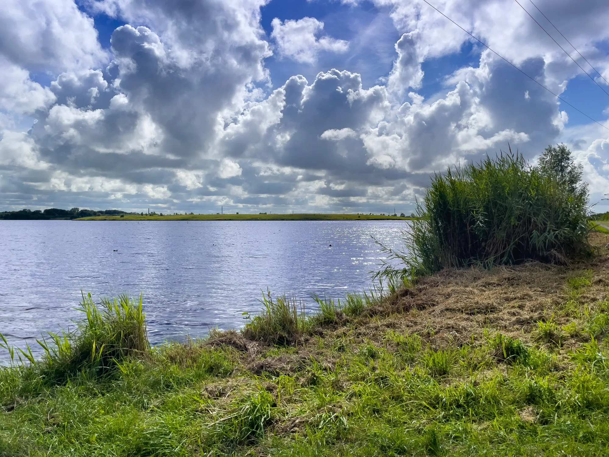 Wolkenstimmung über dem Wanger Meer